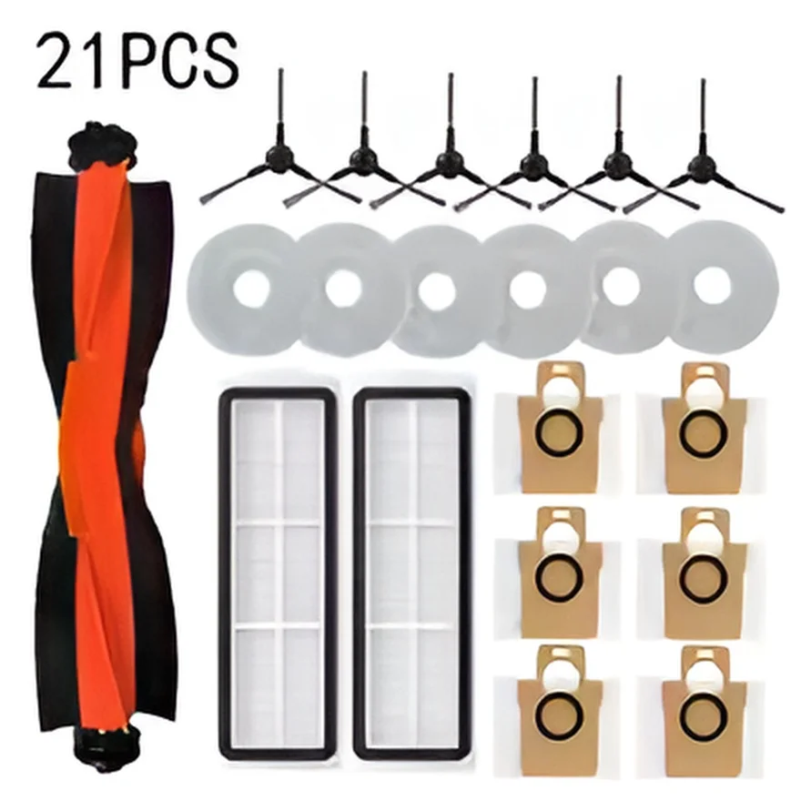 

Xiaomi X20 Max / D109GL Робот-пылесос, основная боковая щетка, HEPA-фильтр и накладка для швабры Запасные части Аксессуары для пылесоса