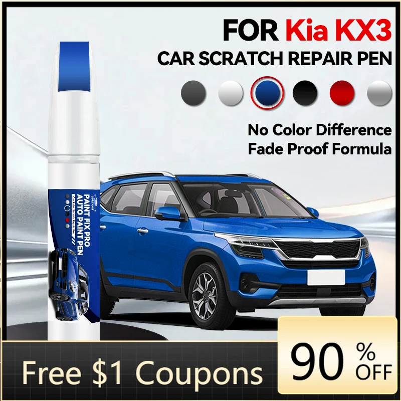 

Автомобильные инструменты и аксессуары для Kia KX3: Карандаш для ремонта краски, средство для удаления царапин, DIY-аксессуары для авто, черный, белый, серебристый, серый, синий