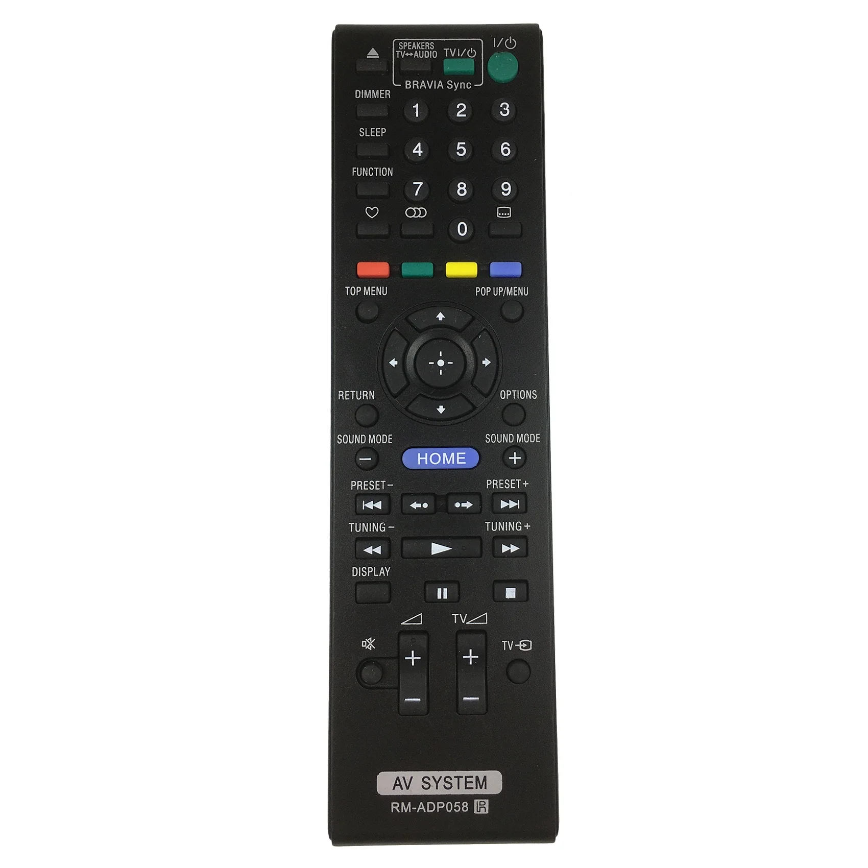 RM-ADP058 Remote Control for Sony Home Theater Blu-Ray Remote Control BDV-E280 BDV-E380 Remote
