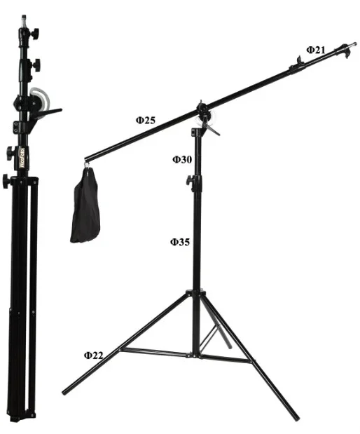 NiceFoto LS-16 Professional 2 في 1 ملحقات استوديو الصور Ring Video Light وحامل ثلاثي القوائم Softbox