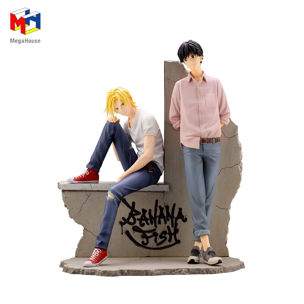 

In Stock MegaHouse Banana Fish Ash Lynx Okumura Eiji Original Anime Figure Model Doll Action Figures Collection New Toys Gifts