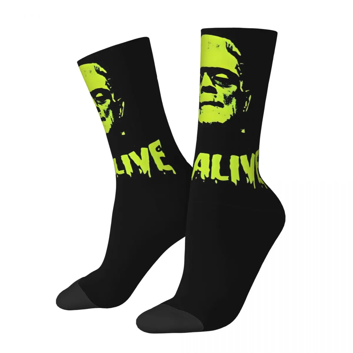 Monster Comuna enstein-chaussettes pour hommes et femmes, coupe-vent, belle impression, adaptées à toutes les saisons, cadeaux en élasthanne