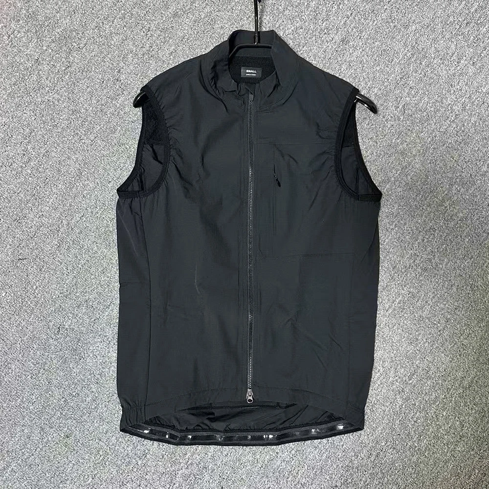 

PIMMER Explore Зимний ветрозащитный и термостойкий внутренний велосипедный жилет, двухслойная велосипедная одежда с нагрудным карманом