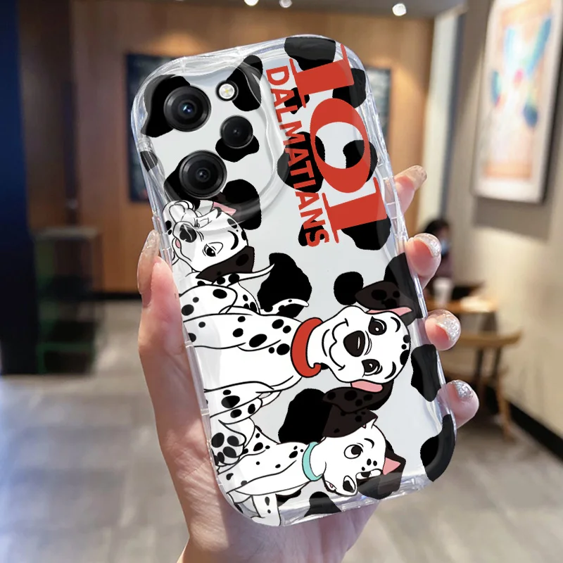 Disney 101 Dalmatians Cream Phone Case For OPPO Realme 5 6 7 8 10 11 12 6i Pro Plus (Global) C2 11 12 15 2021 Funda Soft Shell