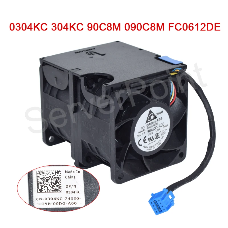 Cũng Thử Nghiệm Quạt Tản Nhiệt 12V 1.68A 0304KC 304KC 90C8M 090C8M FC0612DE Cho Máy Chủ DELL R510 6056