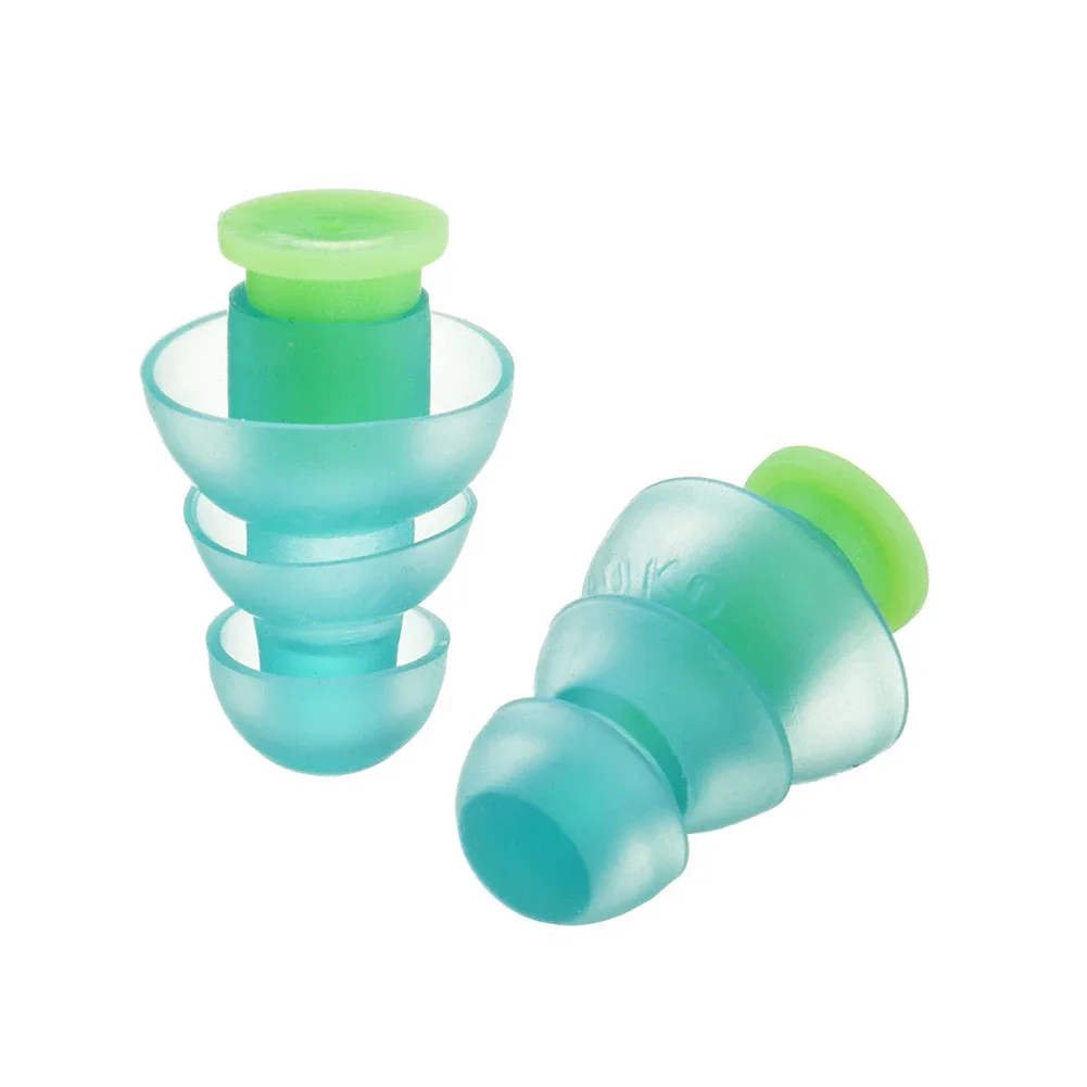 سدادات أذن قابلة لإعادة الاستخدام لحماية السمع ، سدادات أذن مضادة للماء ، إلغاء الضوضاء ، سدادات أذن للحفلات الموسيقية ، الموسيقى ، الدراجات النارية ، زوج واحد #4