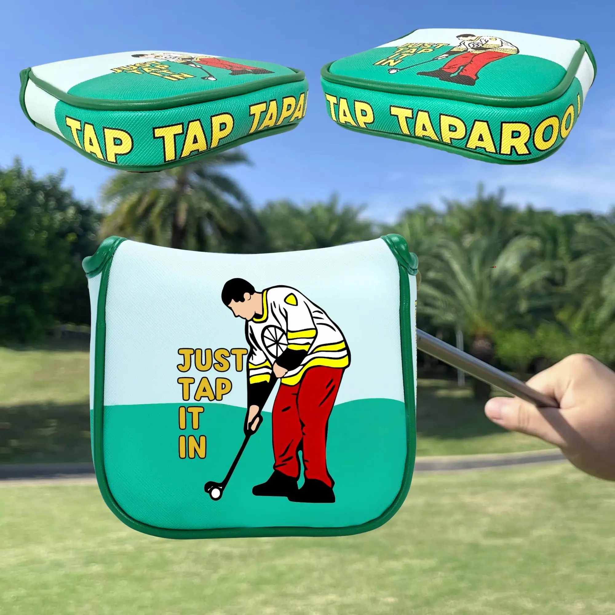 Premium Putt Cover for DF3, Golf Club Protector Putter Headcover with stylish Carton Pattern, Funny Golf Accessories for Dad - view 2