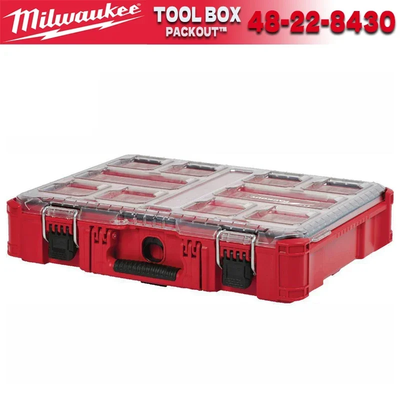 Milwaukee PACKOUT™ Organizer Drill Bits Storage Box Power Tool Accessories MILWAUKEE Tool Case 48-22-8430