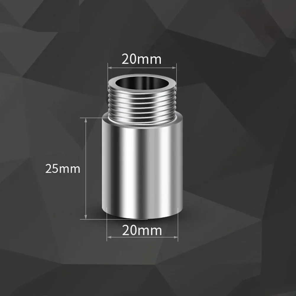 Shower Head Extension Pipe, Rosca Interna e Externa, Acessórios do banheiro, 10 60mm