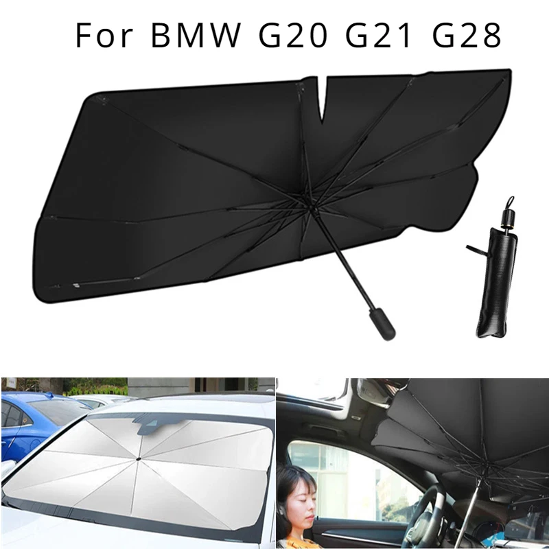 Car Umbrella Front Windshield Sunshade Sun Visor for BMW G20 G21 G28 New 3 Series 2019 2020 2021 2022 2023 2024 Accessories