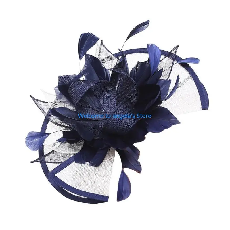 

X4YC винтажные женские повязки на голову с цветами и чаем, вечерние головные уборы, романтические головные уборы ручной работы и