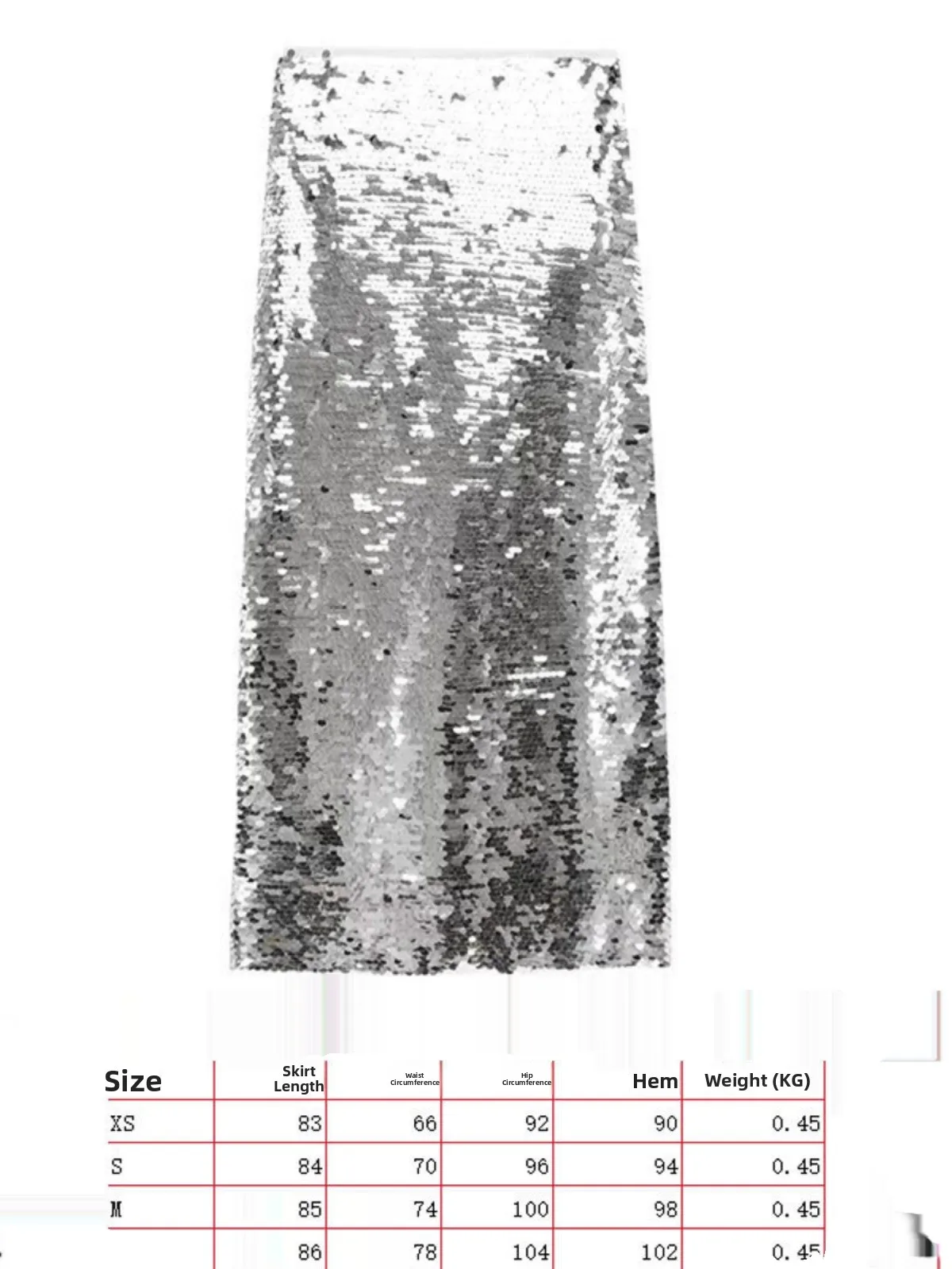 

Женская модная юбка на бедрах с блестками, сексуальная блестящая юбка из полиэстера, миди на талии, длина, универсальная юбка