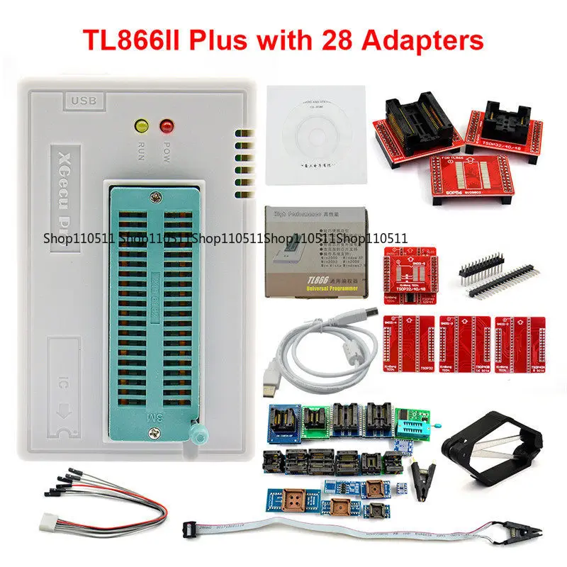 TL866II PLUS universal programmer, notebook, car main board flash bios burning multi-specification