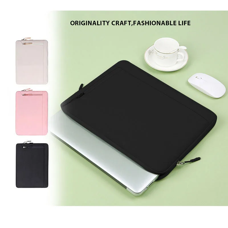 Laptop Sleeve Case 13.3 14.6 15.6 Inch Notebook Bag Tablet Waterproof Case For MacBook Air Pro Lenovo Hp Dell Men Women