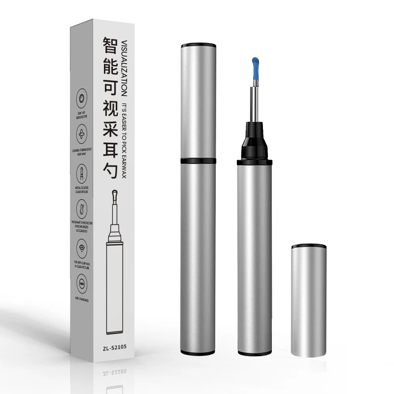 Mini WiFi Ear Cleaner with 1080P HD 5MP Camera - 3.5mm Electric Ear Wax Removal Tool