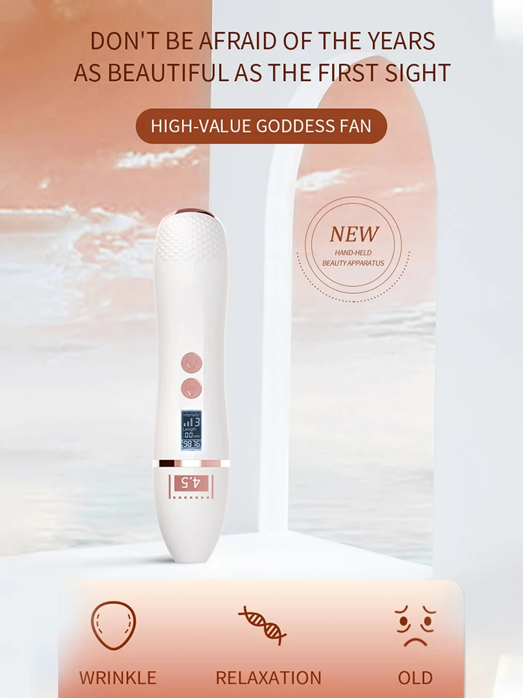 Hifu 超音波フェイスリフティングマッサージャーアイケア美容機器ホームスパしわ除去アンチエイジング肌引き締め