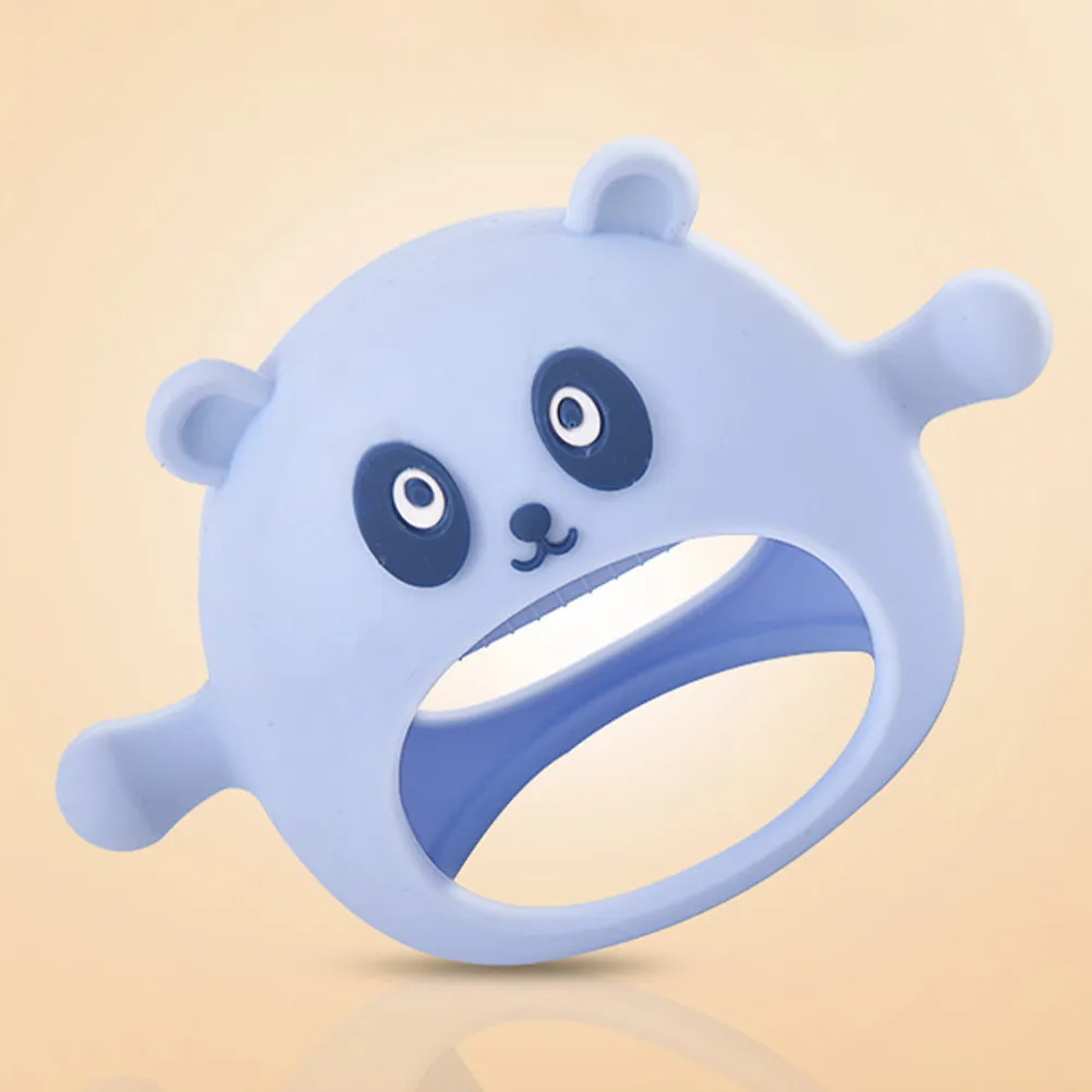 

Силиконовый прорезыватель для младенцев, облегчающий прорезывание зубов, в форме мультяшного животного, для молочных зубов, для сенсорного развития малышей, подарок