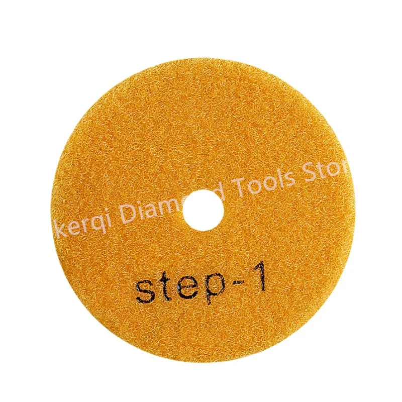 3 Stück 3-Stufen-Polierpads 3 Zoll / 4 Zoll / 5 Zoll Nass-Polierpad für Beton, Granit, Marmor, Stein, Schleifscheiben, Polierwerkzeug – Detail 14