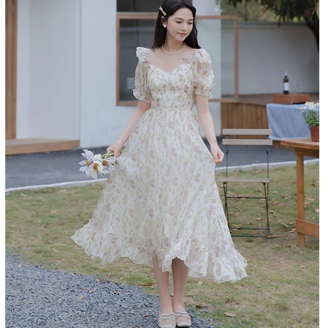Romantic casual dresses outlet