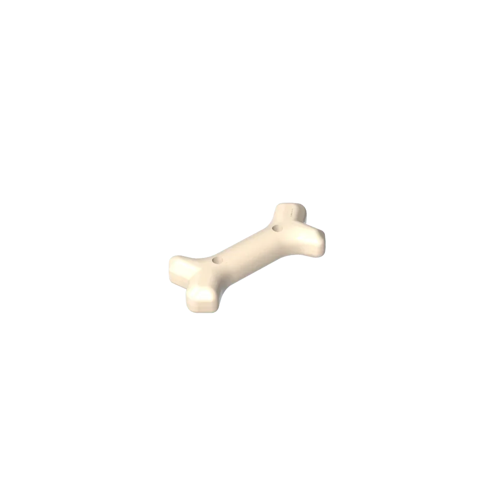 

Assembles Parts Building Blocks Gobricks GDS-2222 Animal Body Part Dog Bone [Short] compatible with lego 93160 children's toys