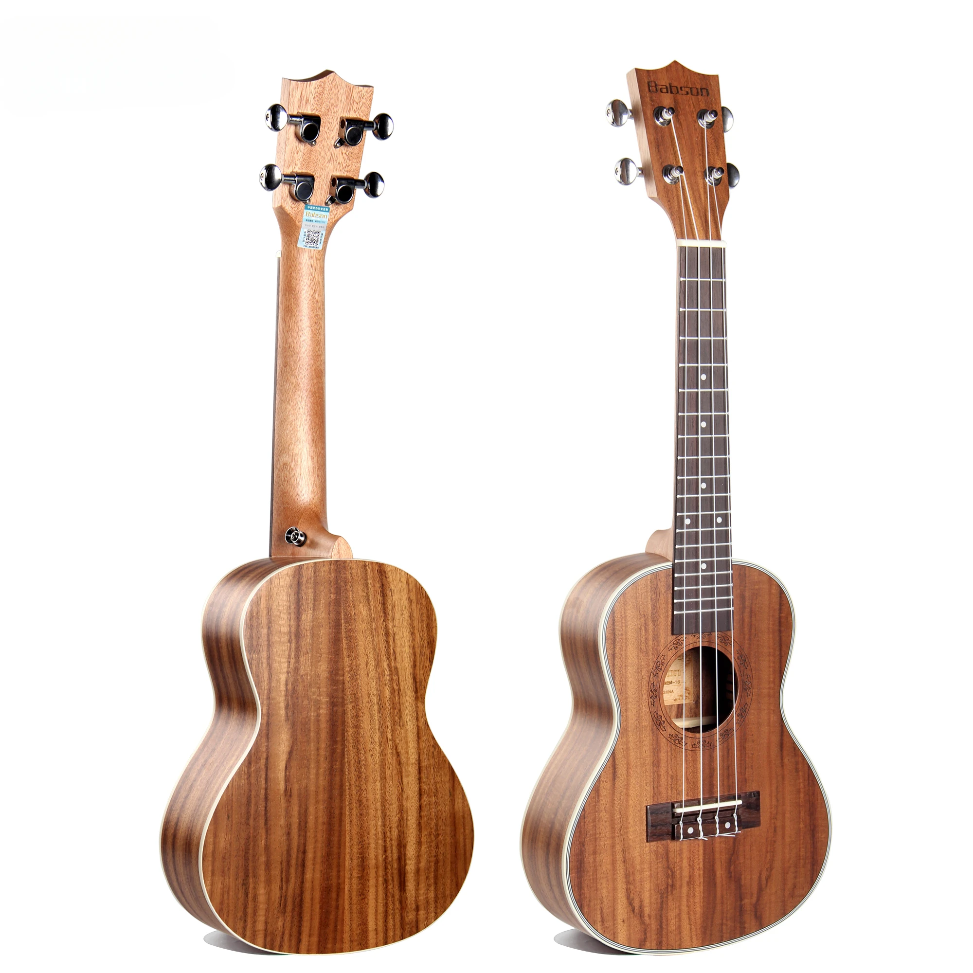 China Professional Cheap Ukelele Concierto Laminate KOA Mahogany Neck Ukulele Concert 23 Inch 4 Nylon Stringed Instrument Guitar