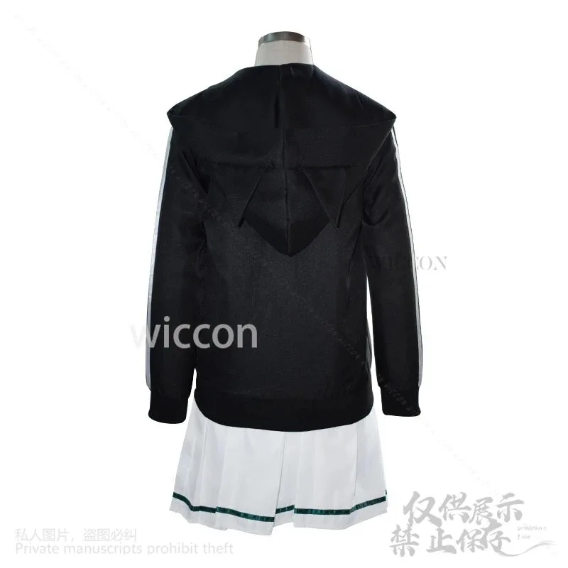 Anime jogo azul arquivo cosplay kyoyama kazusa traje jk uniforme escolar vestido sexy peruca peluda earwear para menina mulher dia das bruxas