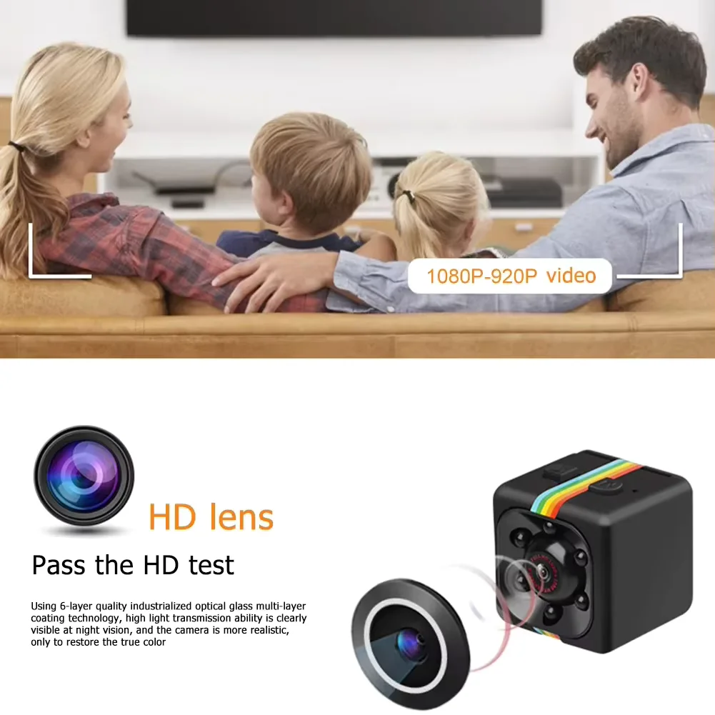 Original SQ11 Mini Camera 1080p HD Micro Camera 30 Frame Action Video Camera Sports DV Outdoor Gopro Night Vision Support 128G