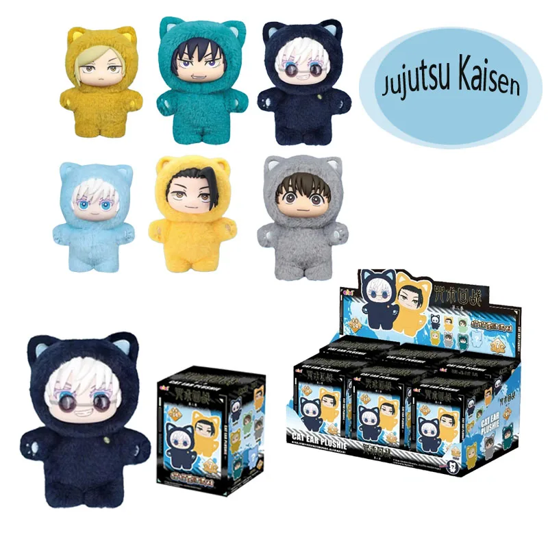 

Jujutsu Kaisen 2 Cat Ear Plushie Series Blind Box Mystery Box Anime Figure Room Decoration Collection Kids Gifts birthday gifts