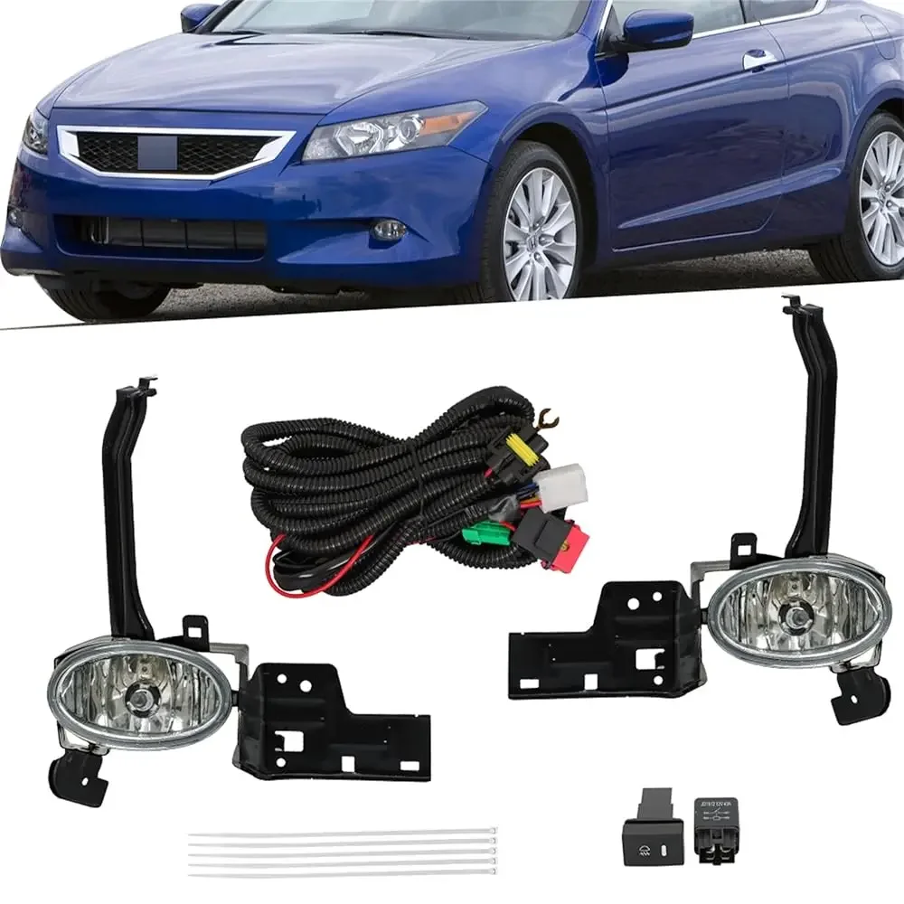 

Free Shipping - 2 Pcs Fog Driving Light Lamps Replacement for Accord Sedan 2008 2009 2010 Front Left & Right