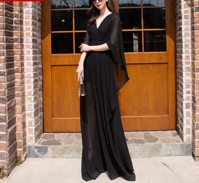 2024 Women's Clothing Chiffon beach holiday dress long skirt Spring Summer New No.69