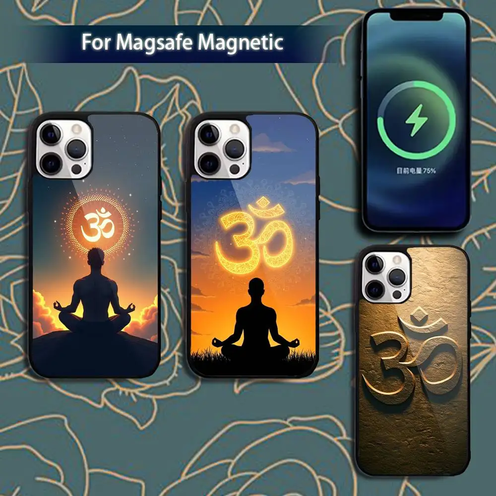 

Sports A-Aum Om Y-Yoga-a Phone Case For iPhone 16,15,14,13,12,11,Pro,Max,Plus,Mini,Magsafe,Magnetic Wireless Charging Case