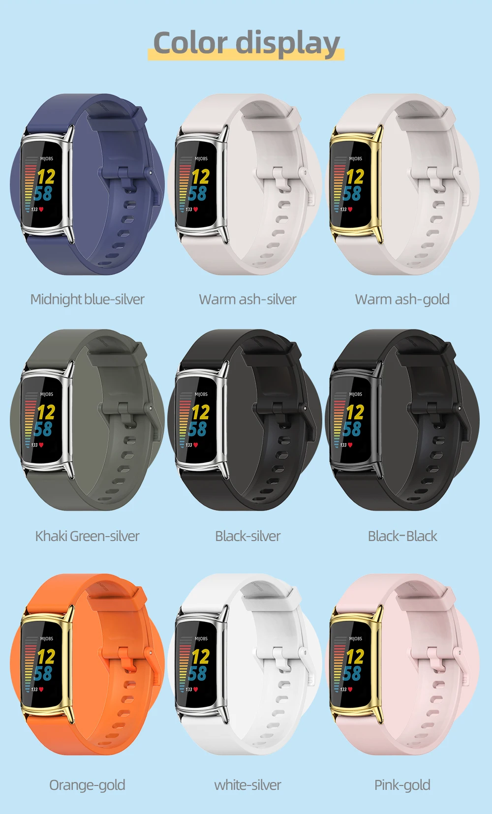 Ремешок для Fitbit Charge 5, для Fitbit Charge 6, ремешок для браслета, ремешок для часов, ремешок для зарядного устройства 5, силиконовые аксессуары для смарт-браслета