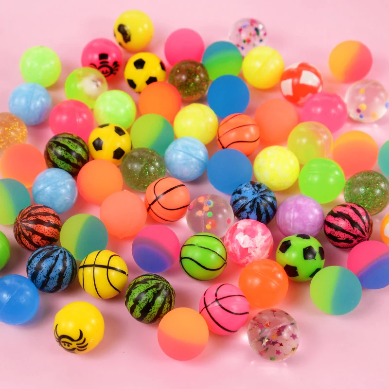 

10-50Pcs Party Favors Rubber Bouncy Ball Summer Birthday Party Gift for Guests Goody Pinata Fillers Christmas Decoration