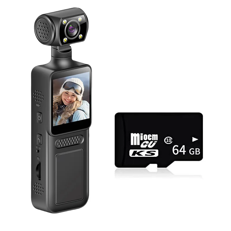 OnePlus 4K Ultra HD Action Mini Camera 180° Draaibare Vlog WiFi Lens Sportcamera Infrarood Nachtzicht Sport DV Fietscamera