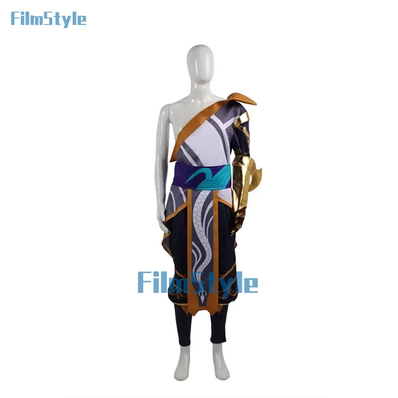 FilmStyle  LoL Lee Sin The Blind Monk Customize Cosplay Costume Cos Game Anime Party Uniform Hallowen Play Role Clothes Clothing