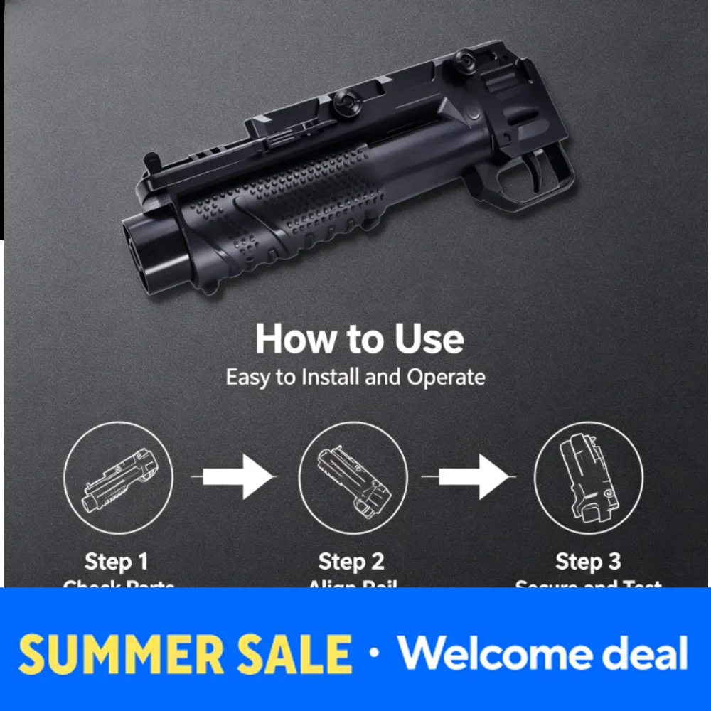 Manual Pull Back Foam Dart Launcher Toy Attachment Fit All 20mm Bottom Rail Safe Soft Foam Ammo Hobby Game Parts