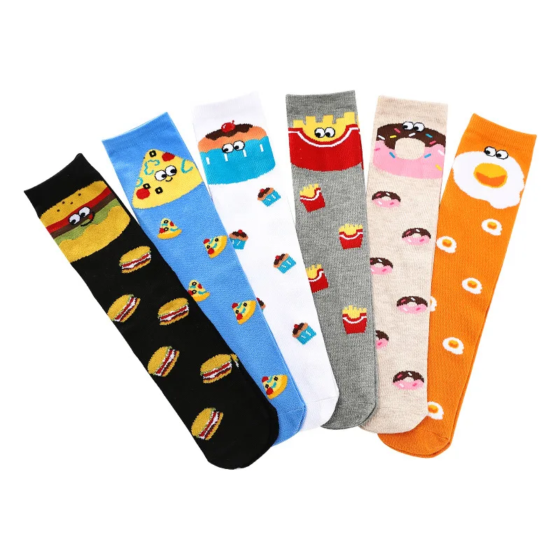 Girls 'Cotton Ankle Socks, Lovely Socks infantil, Joelho High Lewarmers, Kids Socks, arco-íris, Multicolor, infantil, bebê, Freeship, Primavera, Outono