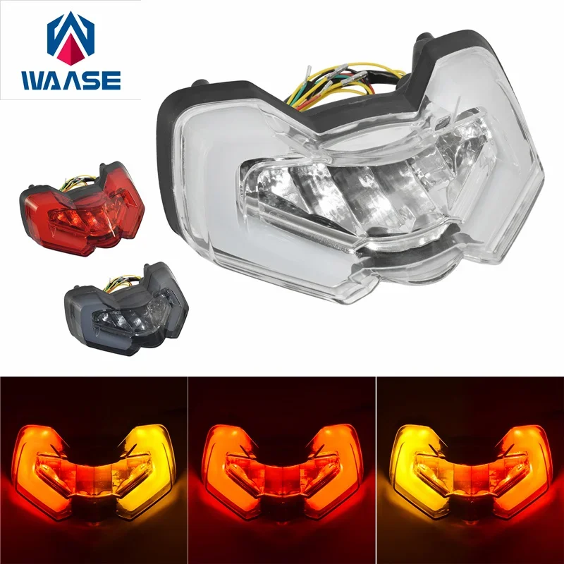 

WAASE Rear Tail Light Brake Turn Signals Integrated LED Stop Light For Ducati Multistrada V4 Rally V4S Sport 2021 2022 2023 2024
