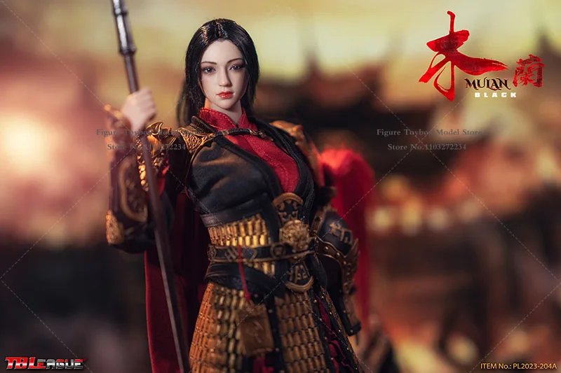 TBLeague PL2023-204 Original 1/6 Mulan Chinese Ancient Female Hero Action Figure Red White Version Mini 12