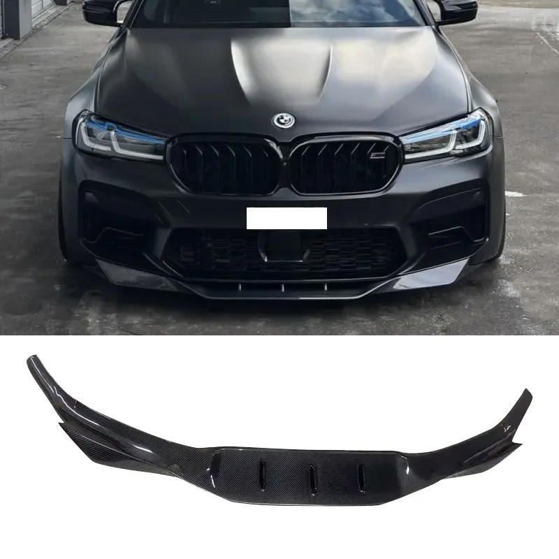 

Carbon Fiber Car Front Bumper Lip Spoiler Splitters for BMW 5 Series F90 M5 LCI 2021+