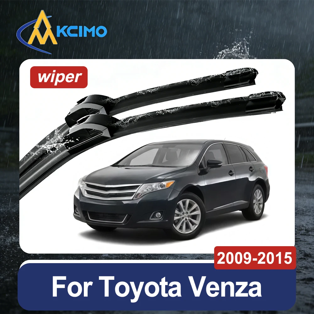 

Exact Fit Front Wiper Blades For Toyota Venza AV10 2009-2015 Windshield Wipers Direct Replacement (1 Pair) Clear View