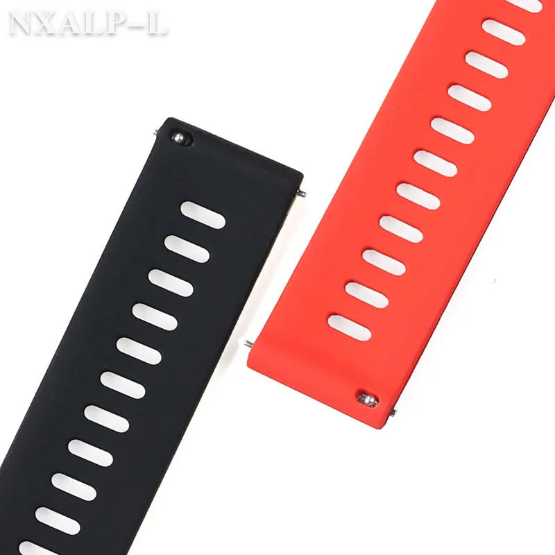 Ремешок силиконовый для Garmin Fenix, быстросъемный браслет для Samsung Galaxy, Huawei, умные часы, 20 мм 22 мм