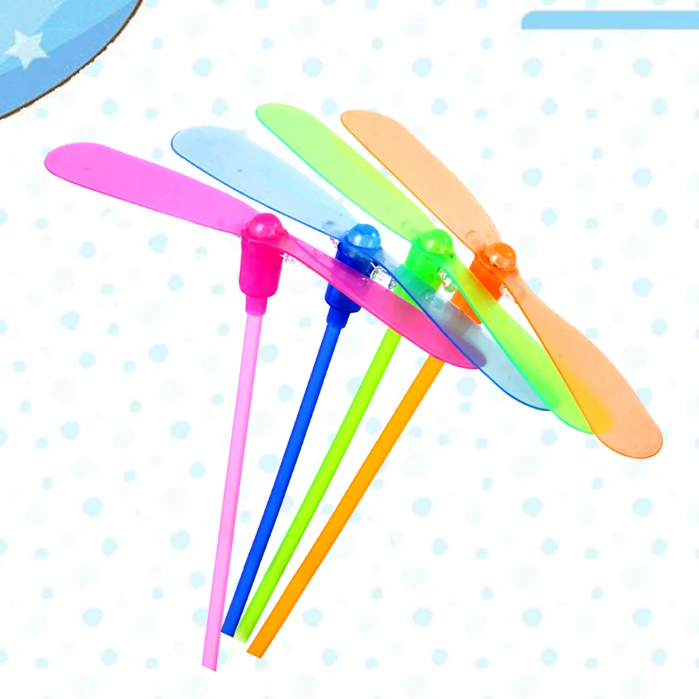 

20 Pcs Rocket Launcher for Kids Flying Toy Mini Drone Foam Toys Parent-child Interaction Glowing Dragonfly