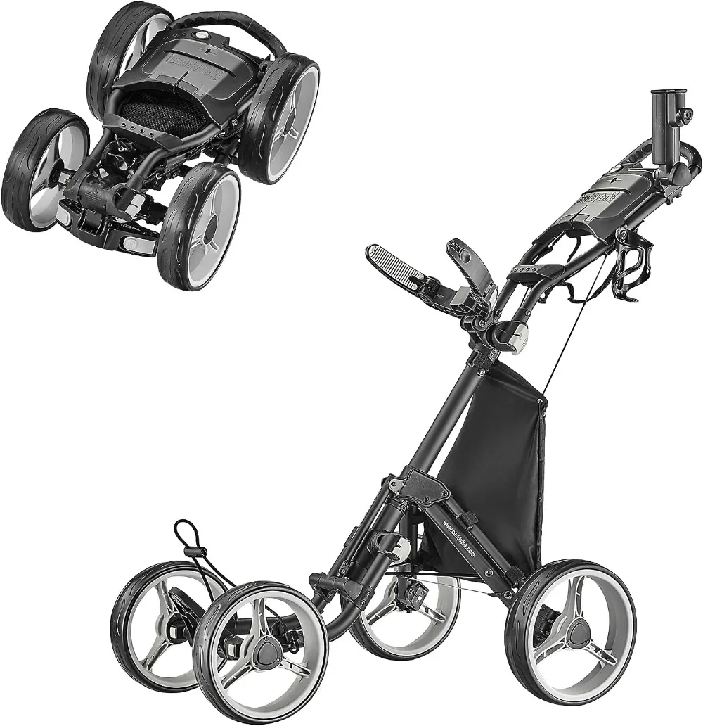 Explorer v8-Super lite 4 Rad Golf Push Cart, Explorer Version 8