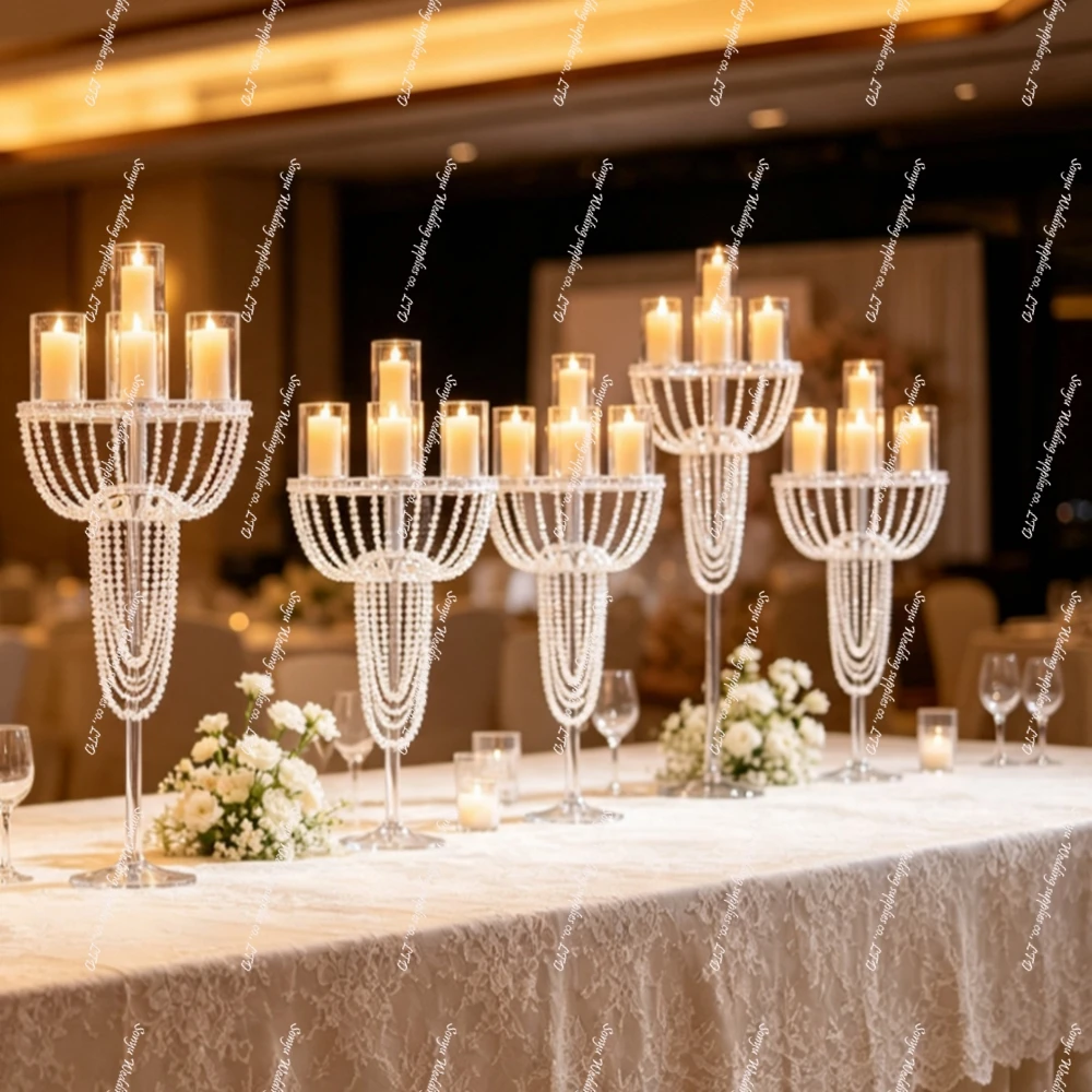 60-120cm 6個入り 工場直販 アクリル製燭台 ウェデ - Candle Supplies For Sale のレビューと価格