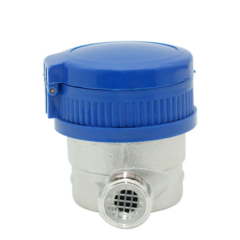 AB02 Misuratore dell'acqua a flusso per uso da giardino Orologio da giardino Contatore dell'acqua in ottone calibrato Contatore dell'acqua a getto singolo Contatore dell'acqua fredda secca