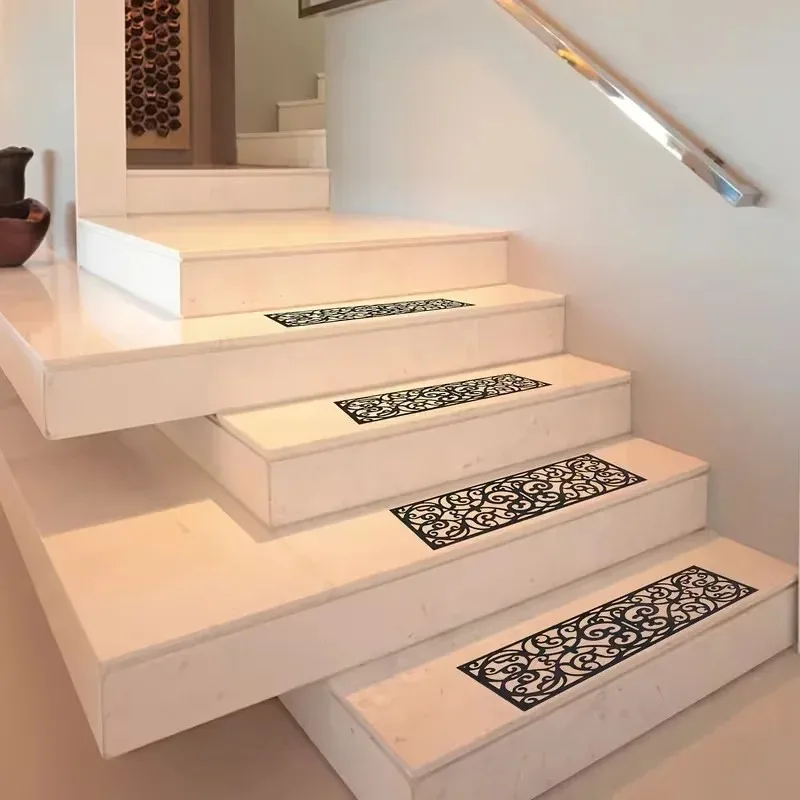 new arrival durable outdoor safety step mats, hollow design stair treads for home stairs & yard, anti-slip safety decor