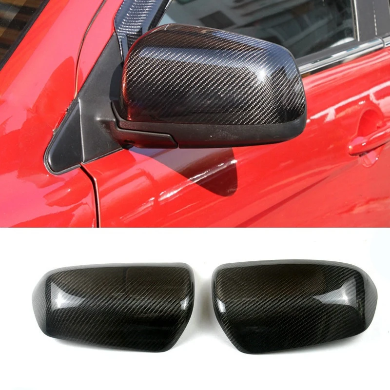 

1 Pair Wing Rearview Side Mirror Cover Cap For Mitsubishi EVO Evolution 10Th 10 X Sedan 2008- 2016