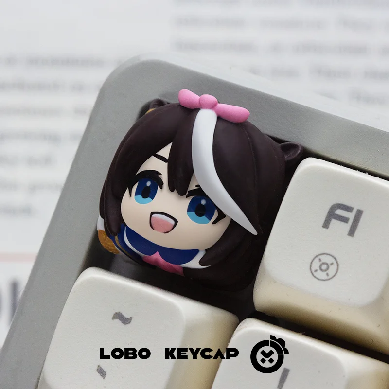 Prettyderby Keycaps Tokai Teio TannhäUser Game Character Merchandise Decorative Parts Keyboard Accessory Esc Replacement Keycap