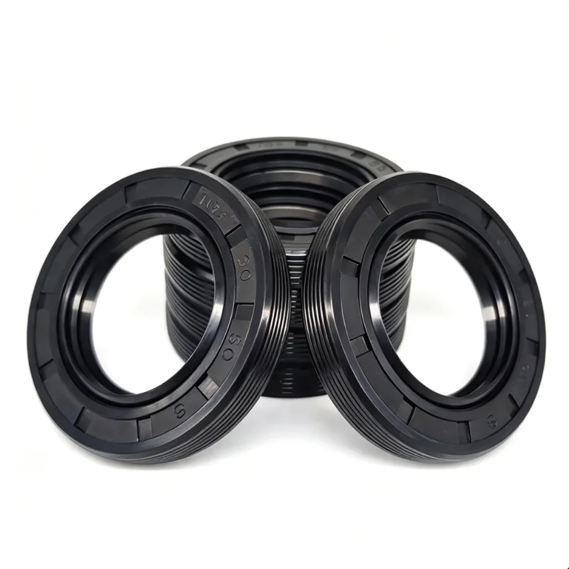 NBR Radial Lip Seal TC FB TG4 ID 50 52 55 56 58mm Nitrile Butadiene Rubber Metal Casing Double Lip Rotary Shaft Seal Leakproof